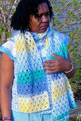 Elima Crochet Scarf