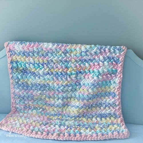 Easy Chunky Crochet Blanket