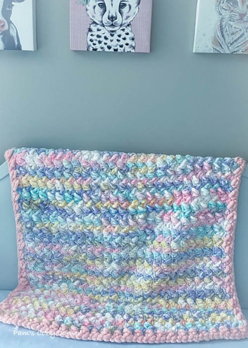 Easy Chunky Crochet Blanket