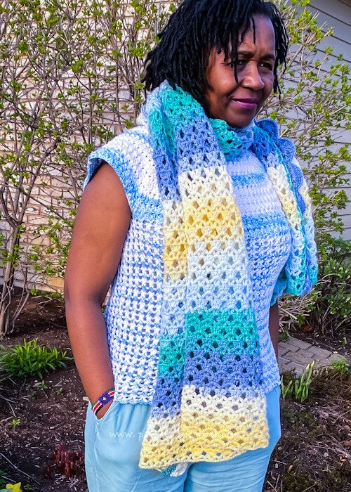 Crochet Stripy Tape Lace Tutorial - Love Crochet