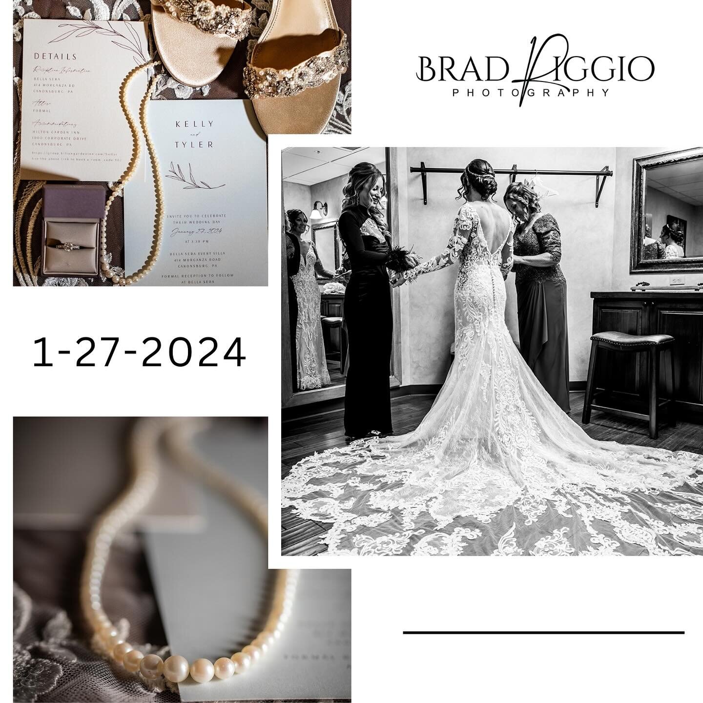 Big congratulations to a wonderful couple! Great start to the 2024 wedding season.
#bradriggio #weddingprofessionals 
#djkevinredford #bellasera_eventvilla #pittsburghwedding