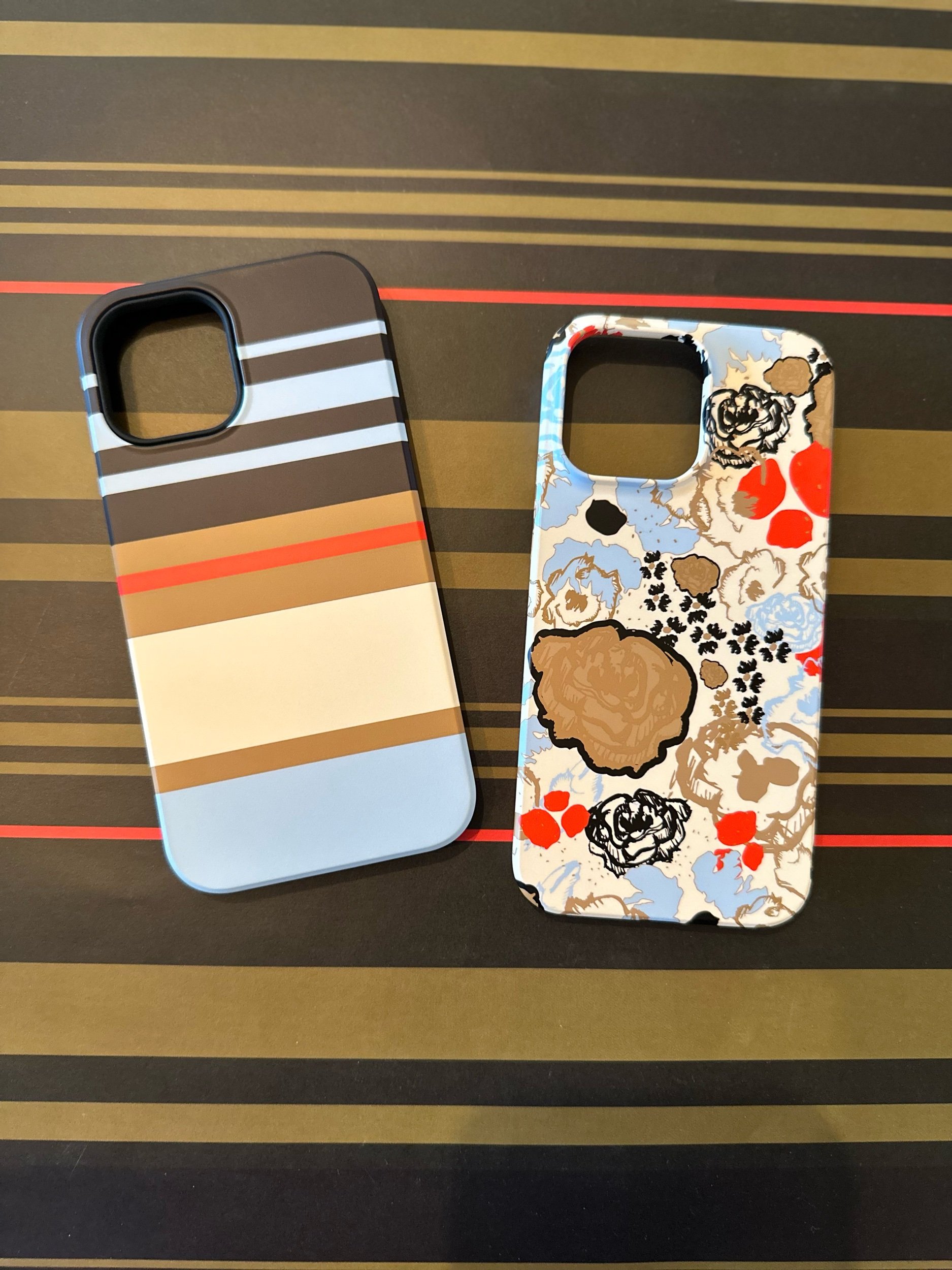 Crisp Olive™ custom phone case with the matching floral pop socket phone grip, a perfect phone accessories combination