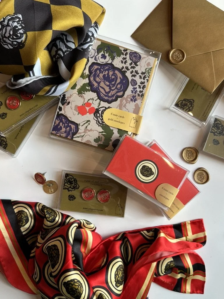 And Crisp Olive™ is now on Faire! Champagne s'il vous plait!