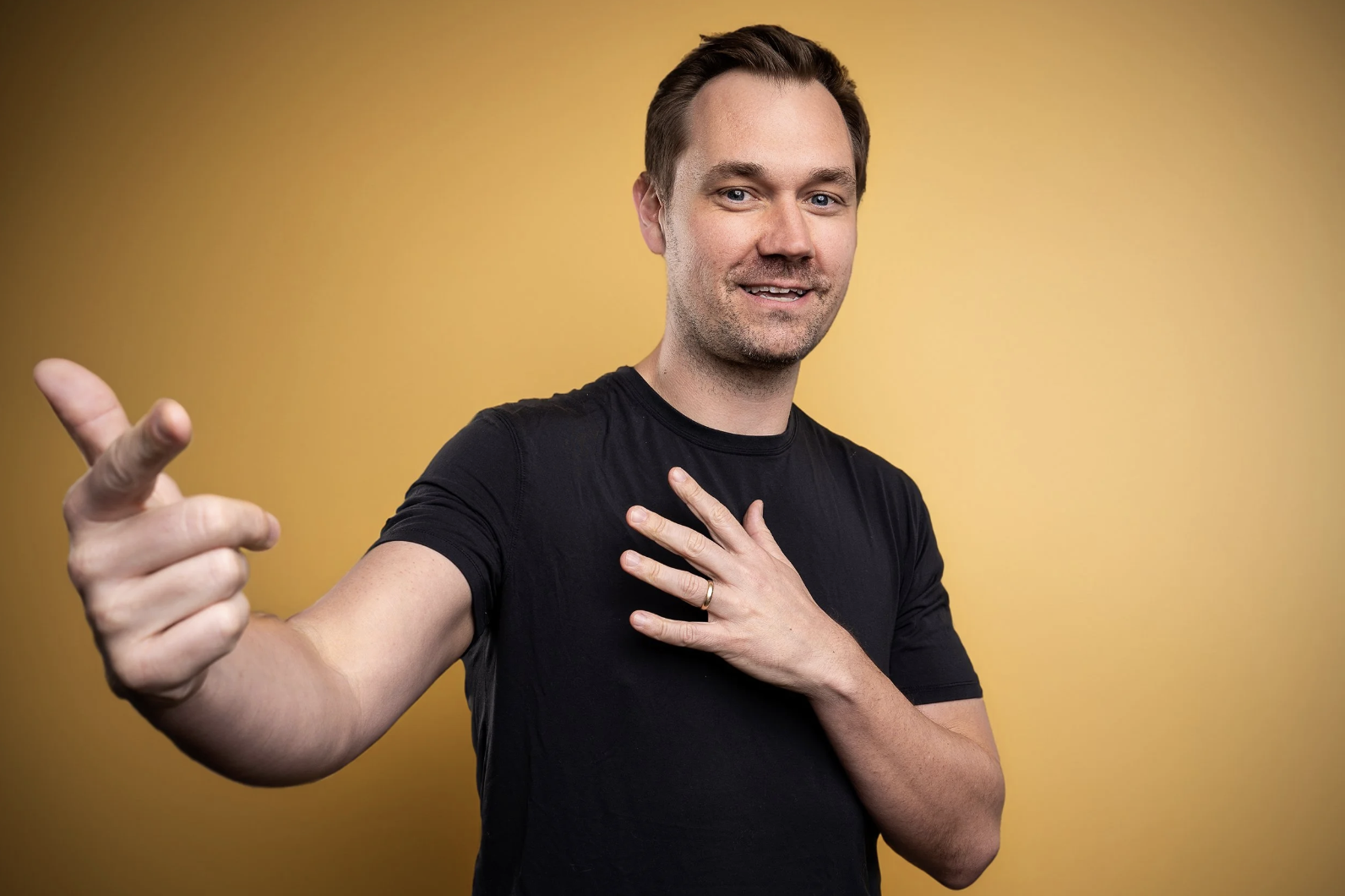 Comedian Andrew Sleighter