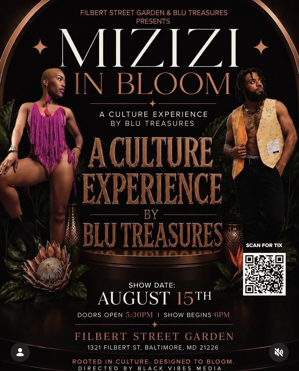 Mizizi in Bloom: A Cultural Experience by Blu Treasures