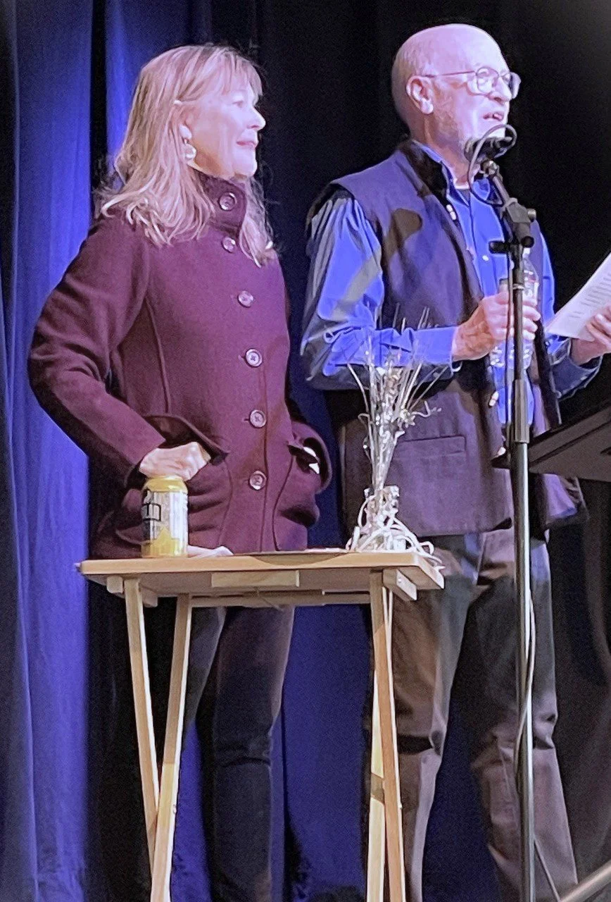 Sharon Webster Launches O Song and Dave Cavanagh Launches Please Hold, Double Book Launch on Feb. 22, 2026. The SEABA Arts Center, Burlington, Vermont