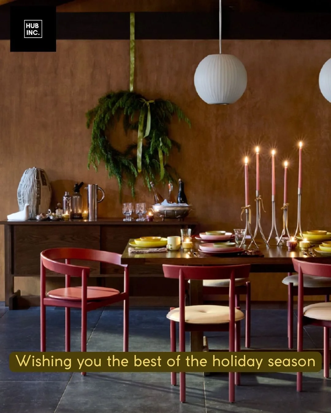From the HUB team to YOU: Hoping the season brings you love &amp; joy and all the best in the year to come!