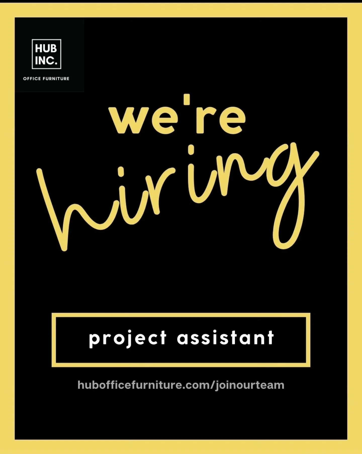 We are hiring!

We are looking for a Project Assistant who can:

⭐Assist with all projects from initial client meetings, furniture order specification and pricing, to presentations and quotes.

⭐Work directly with clients on space planning, design, a