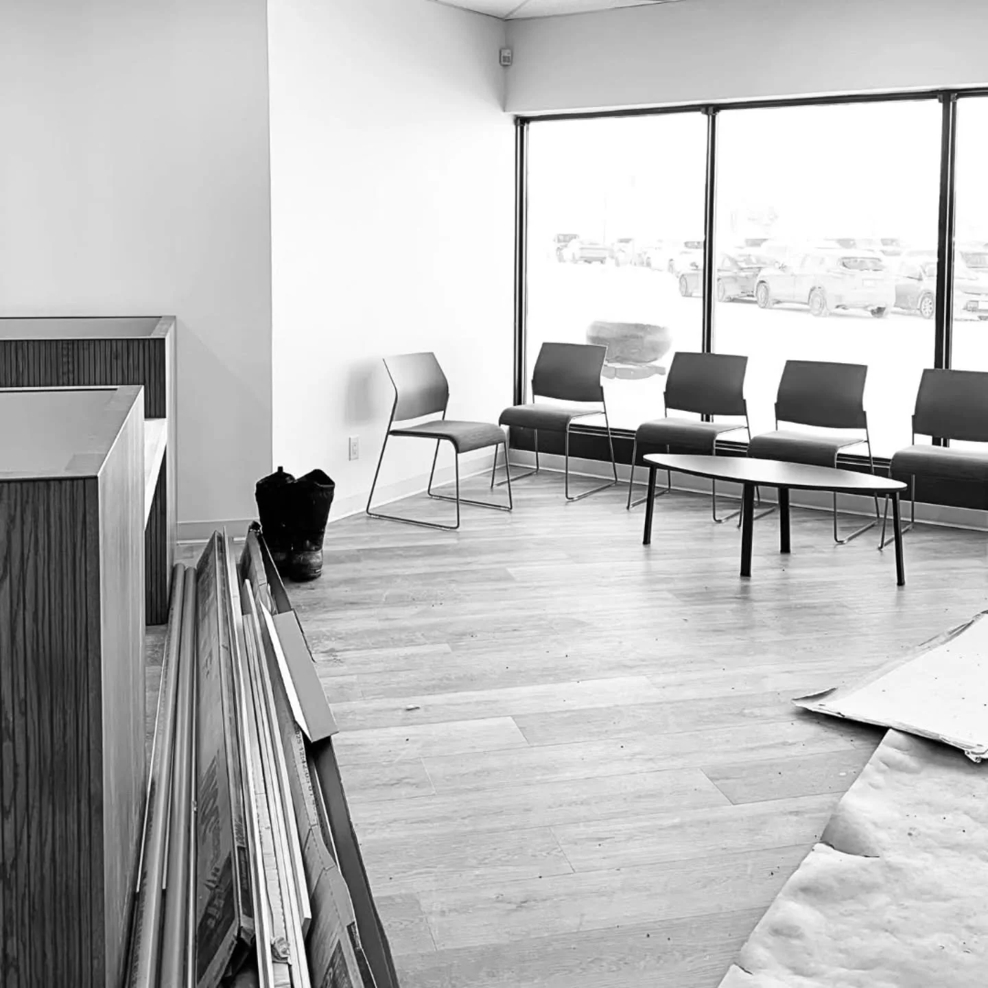 We can't wait to see all the pieces come together for this project!

Via  @wolseywall - A little teaser from one of our recent project site visits in Winnipeg! 📦 Furniture installation is underway, and the space is truly starting to take shape.

Whi