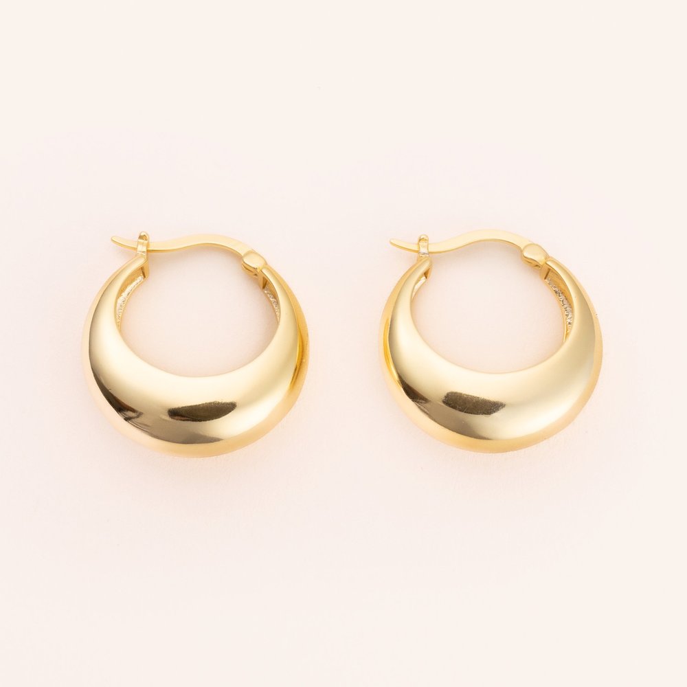 Luxury Hoop Earrings - Silver & Gold
