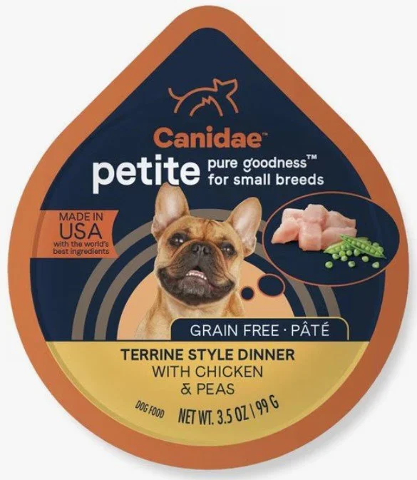 Canidae Petite Grain Free Pate, 3.5 oz tray (any flavor)