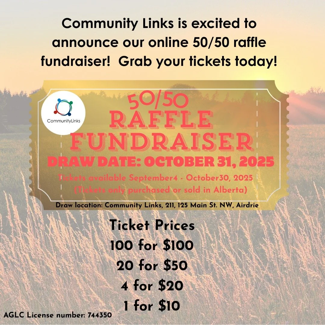 🎟️Get Your Raffle Tickets Now!🎟️
Grab your tickets today for an exciting chance to win, while supporting Community Links!
.
Funds raised will support Community Links, its operations, programs, services and referrals that support our community!
.
👉