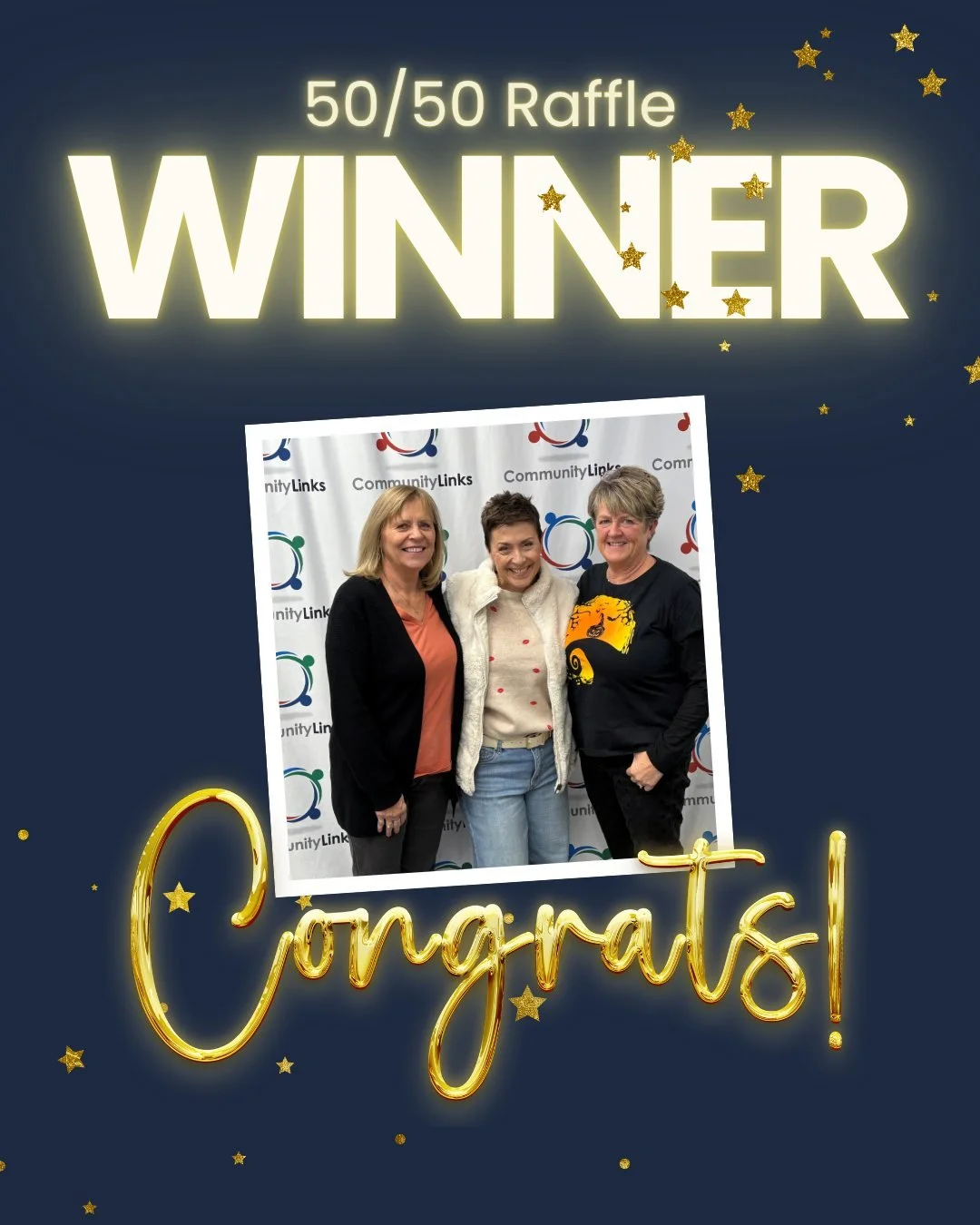 🎉Congratulations to Monica Simpson (Guzzwell)🎉!
.
We are thrilled to announce the she is the lucky winner of our 50/50 raffle! Your support means the world to us, and we couldn't have done it without everyone who participated!