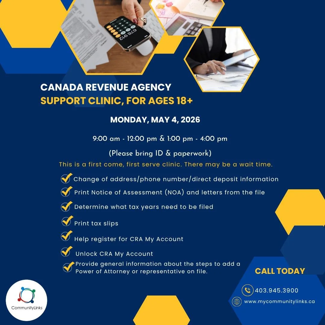 Do you have tax questions? Join us Monday, May 4, 2026, to help you with your tax related questions or concerns.
.
 #TaxHelp #TaxQuestions #TaxSeason #CommunityLinks