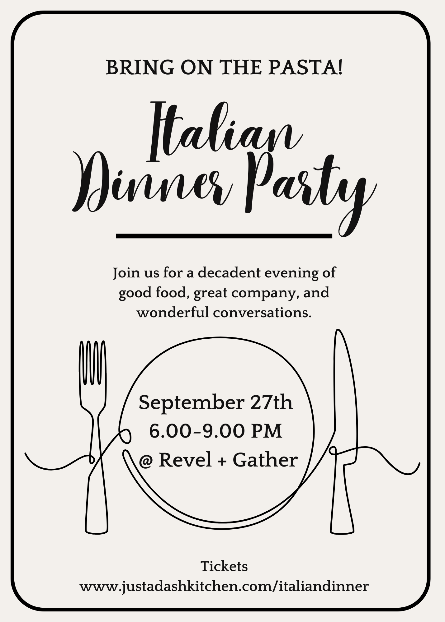 Italian Dinner Party