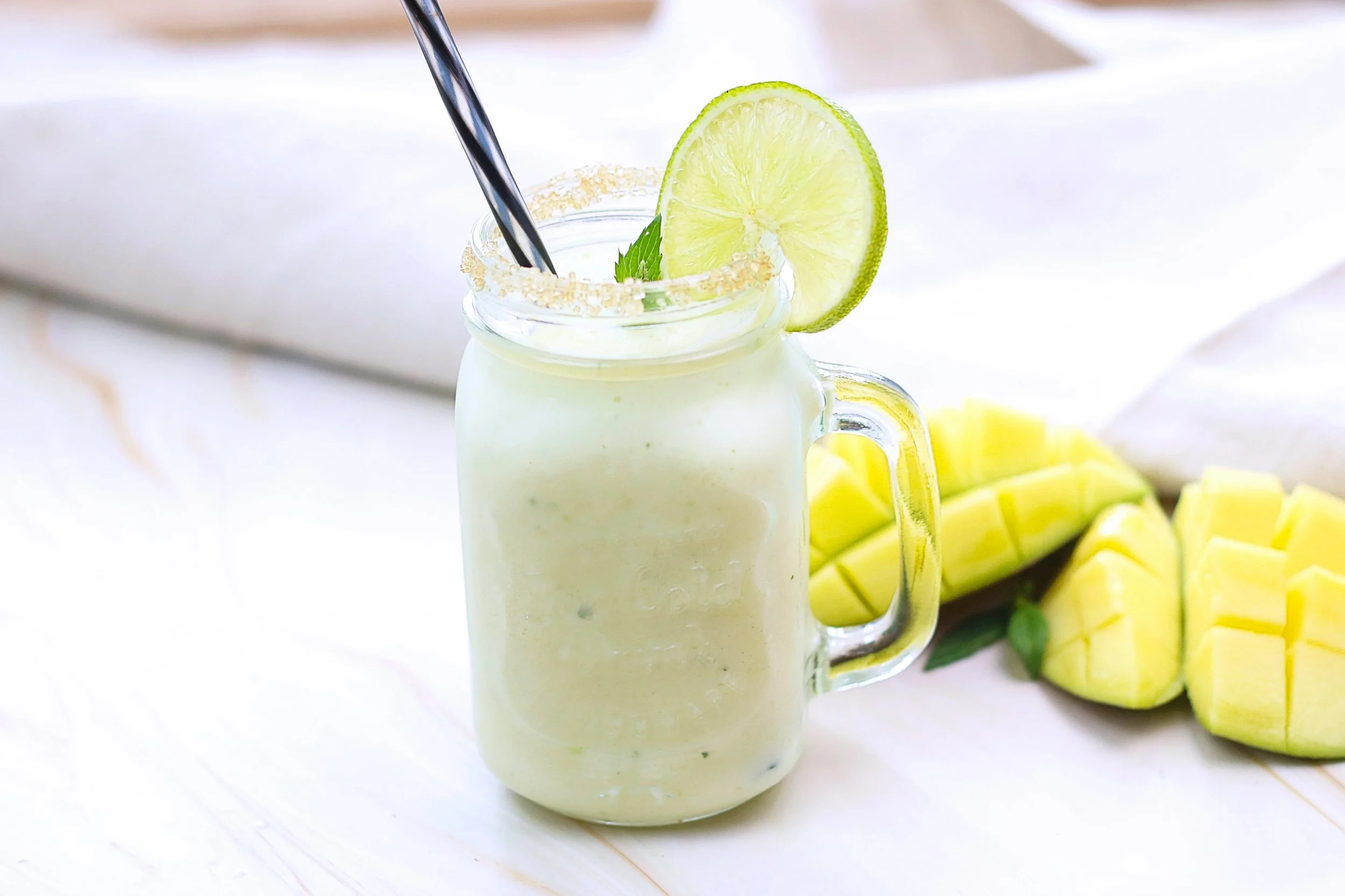 Healthier Mango Lassi