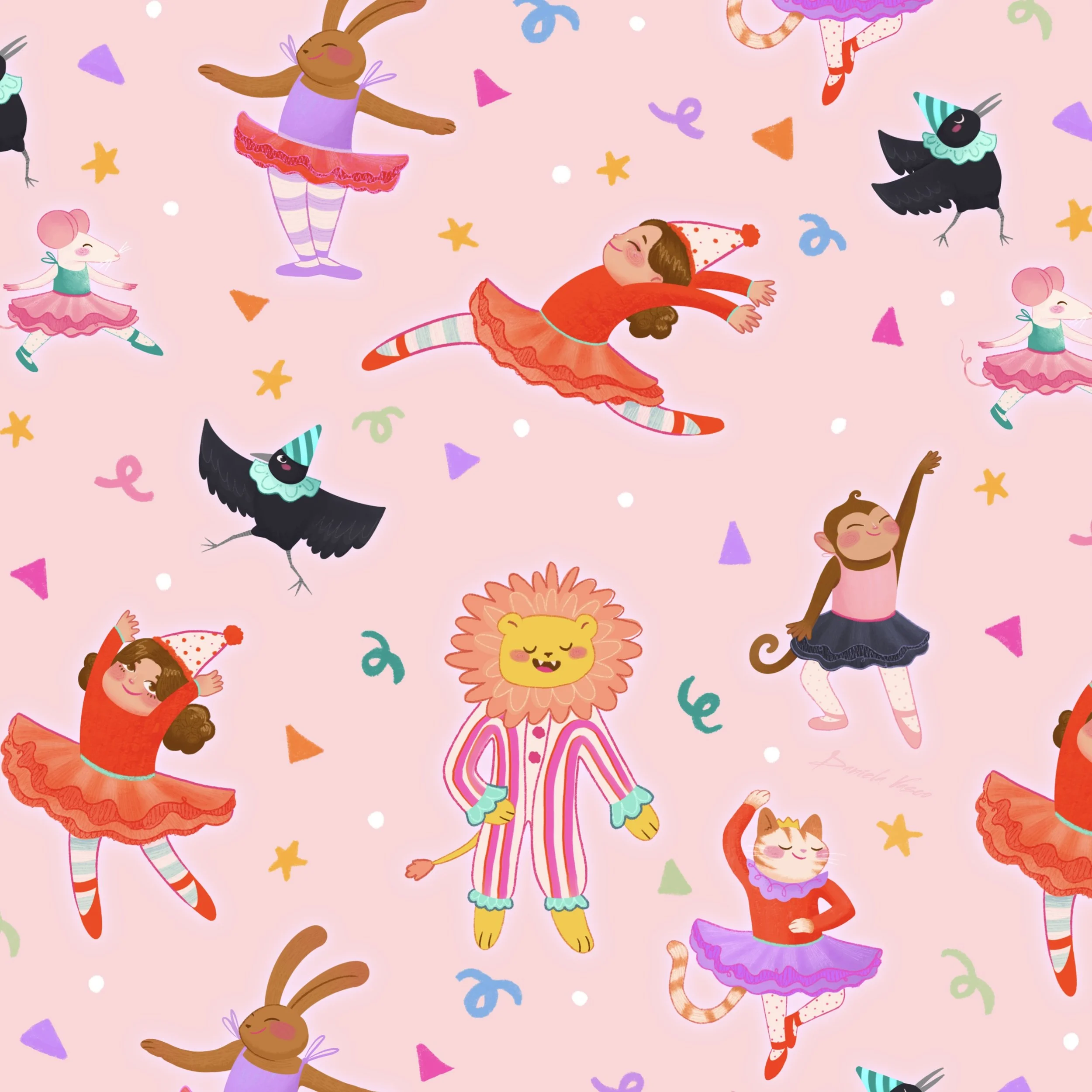 A seamless pattern, click to see a journal mock up.