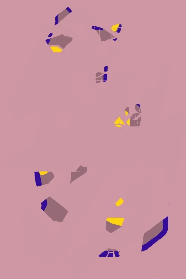 Carciofi (4/4), 2012, digital painting printed on BFK Rives paper, 17” x 11”