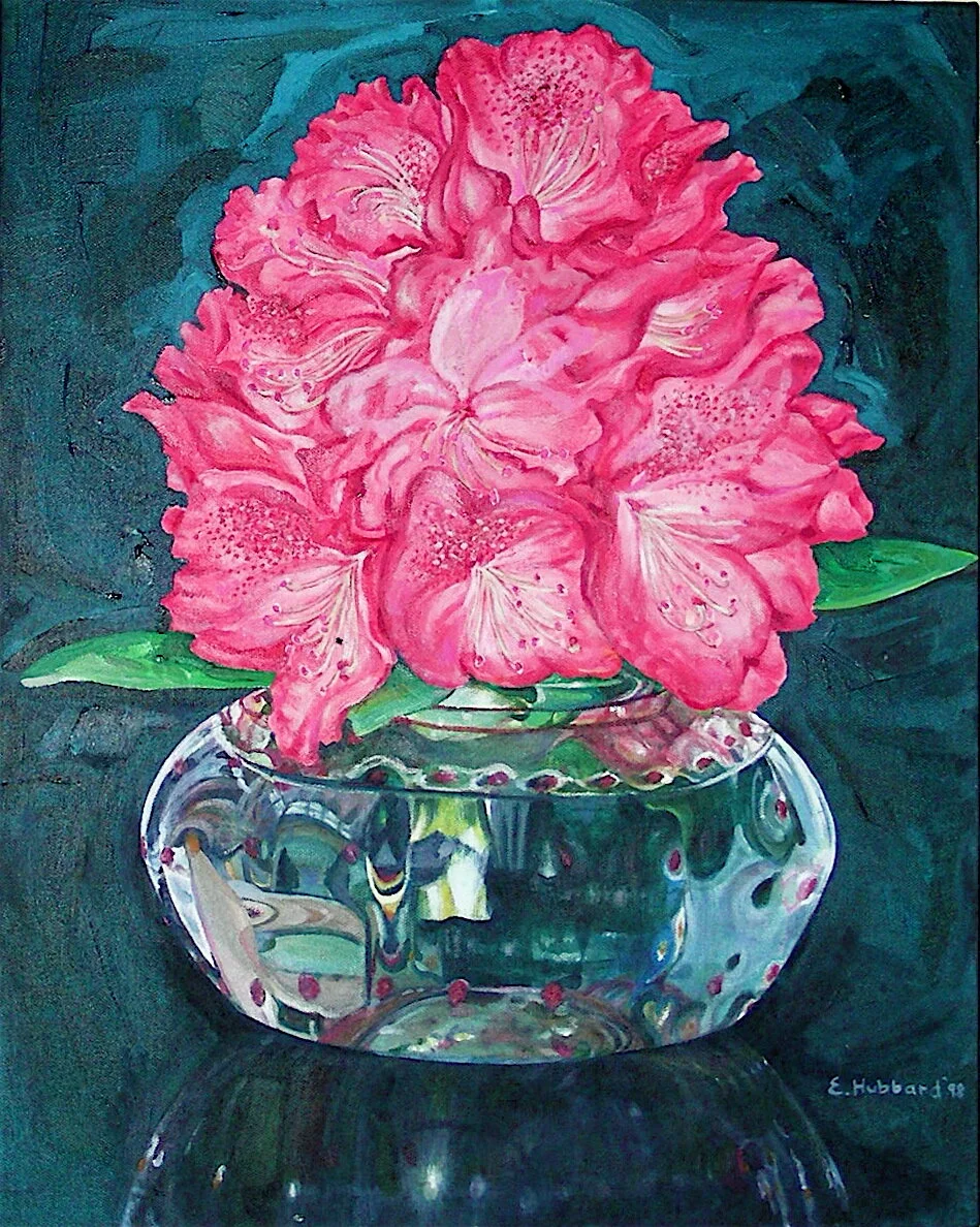 Flowering Delusion, 1998, oil on canvas, 22" x 17"