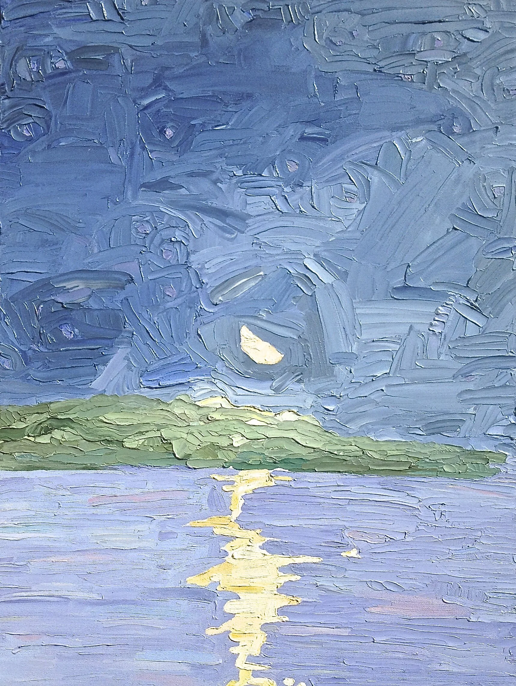 Close Encounters, 2001, oil on canvas, 22” x 16”