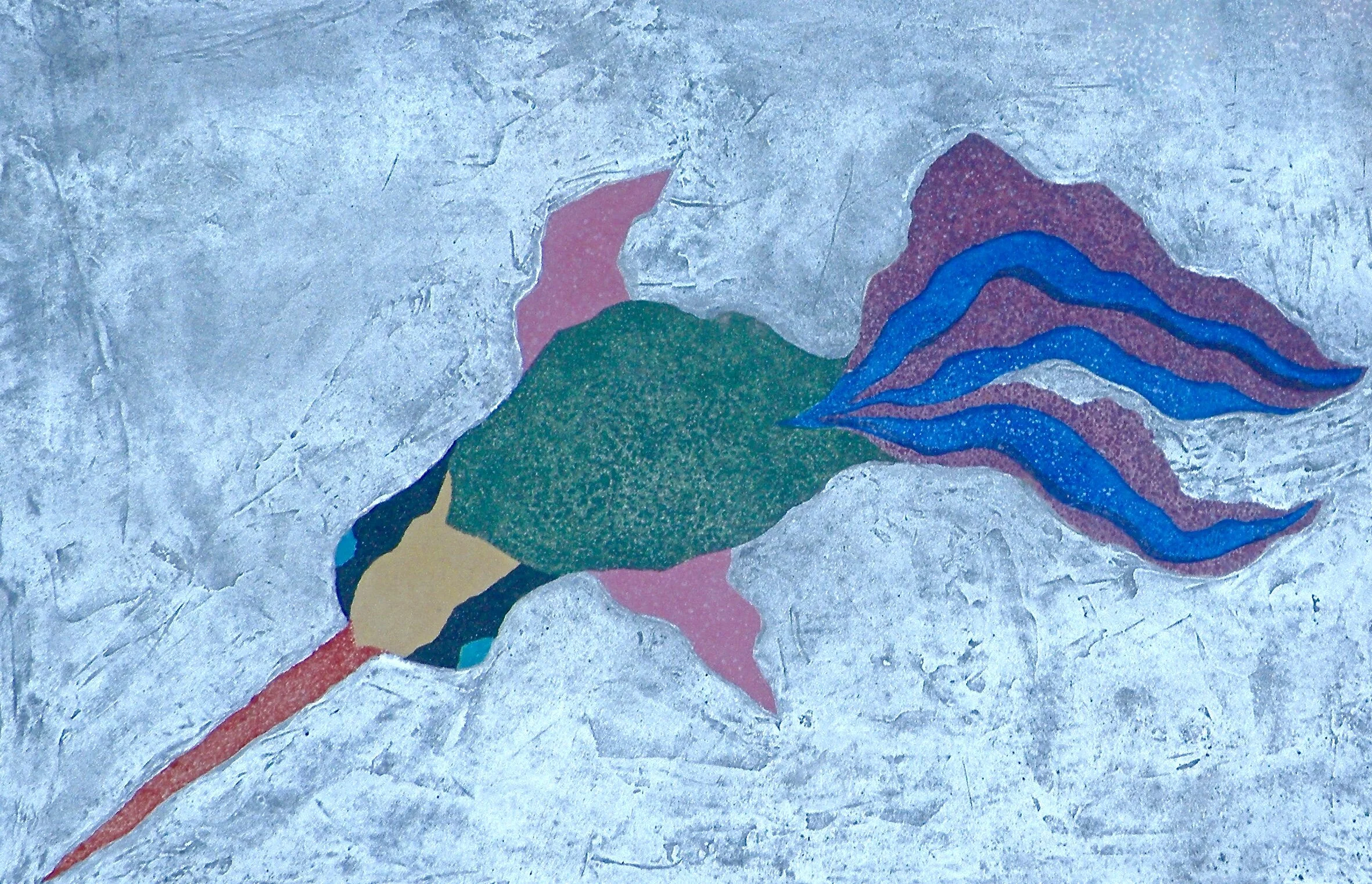 Prominent Commuter, 1988, etching and aquatint on BFK Rives paper, 24" x 32"