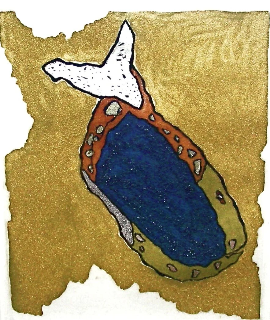 Origins of Identity: Water, 1988, etching and aquatint on BFK Rives paper, 19” x 15”