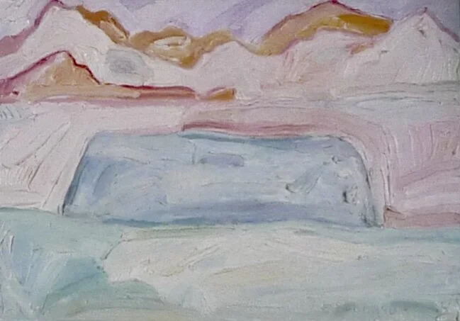 Finnish Heaven, 1998, oil on canvas, 7” x 10”