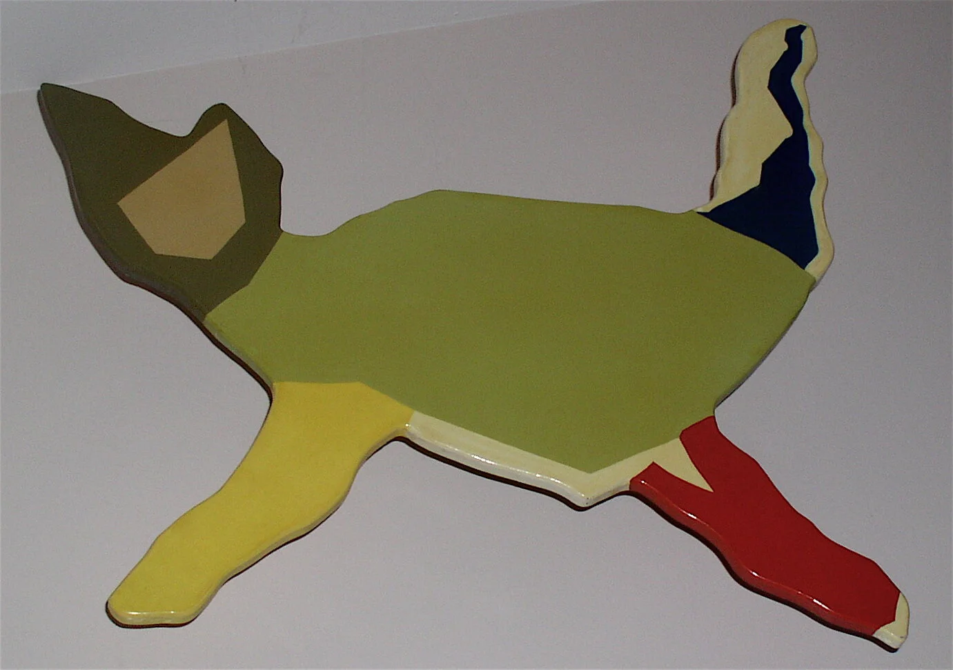 Duke, permanent installation, Please Touch Museum, Philadelphia, 1987, polychrome Baltic birch, 12” x 19.5”