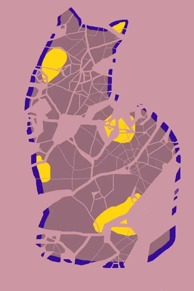 Carciofi (2/4), 2012, digital painting printed on BFK Rives paper, 17” x 11”