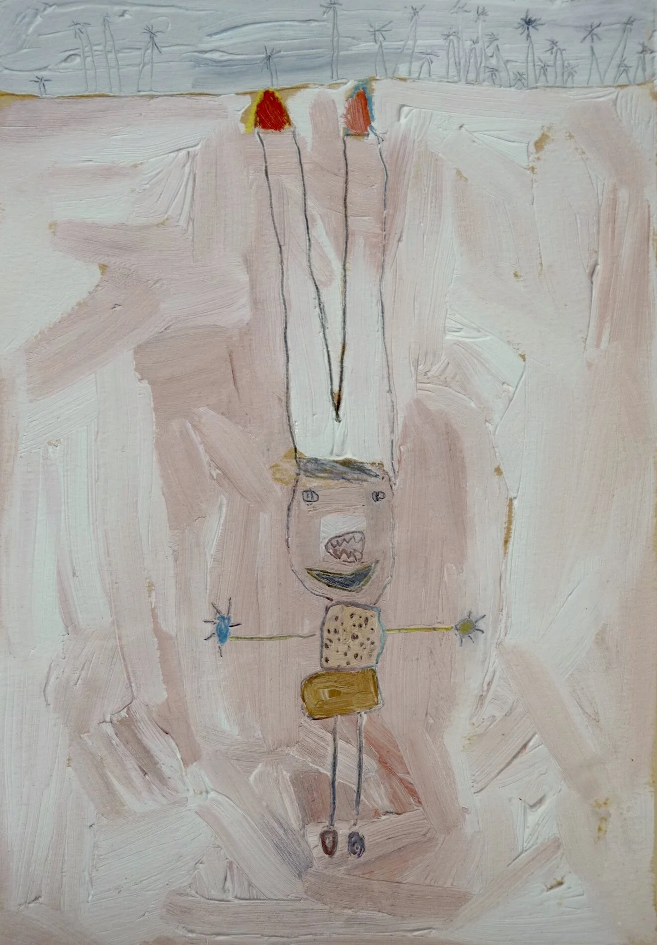 Wizard, 1977, oil on Arches paper, 10” x 6.5”