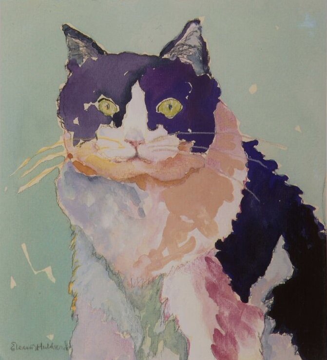 Lost and Found, 1988, watercolor and colored pencil on Arches paper, 7.5” x 6"