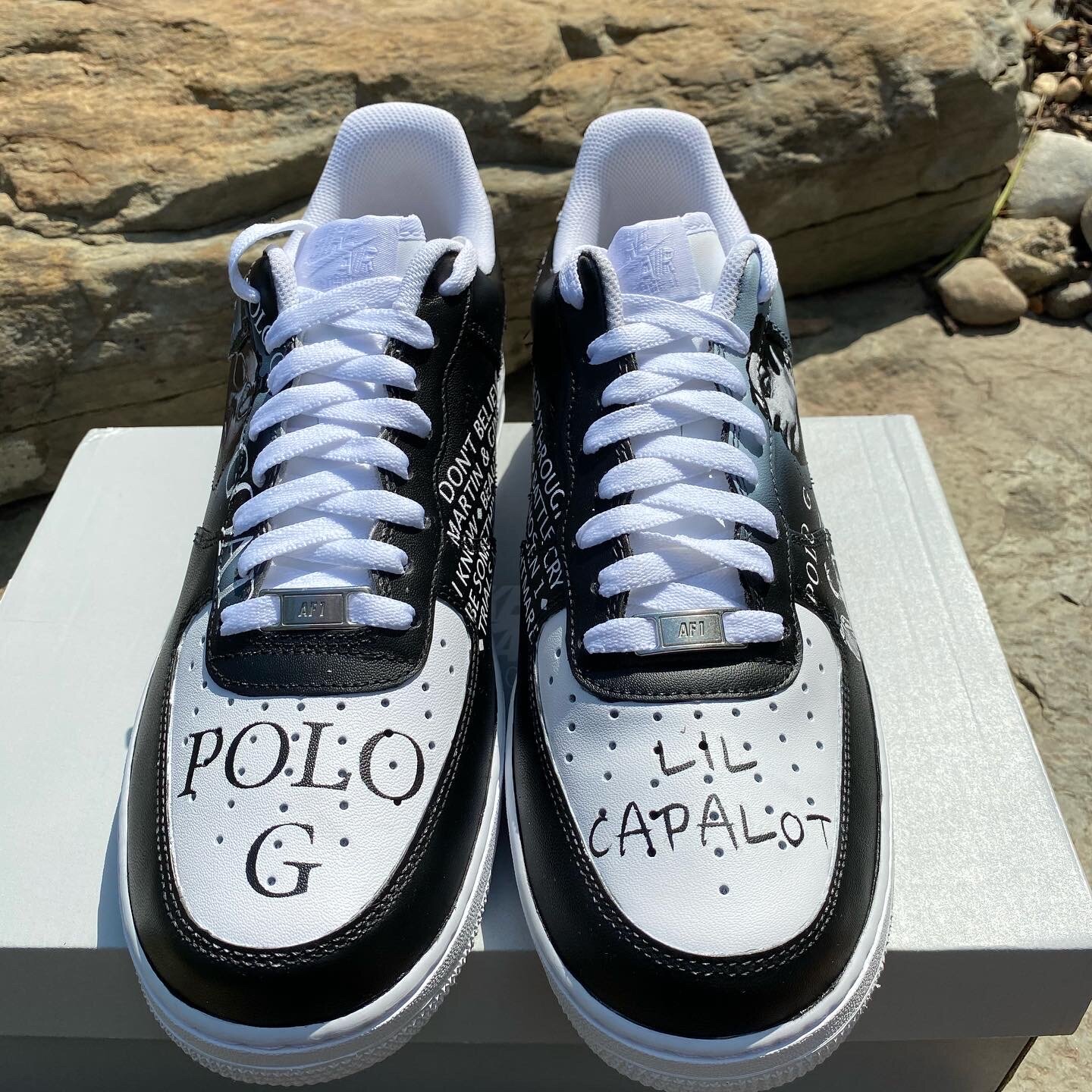 Custom Polo G Lil Capalot Nike Air Force 1 '07 Low - “The Goat