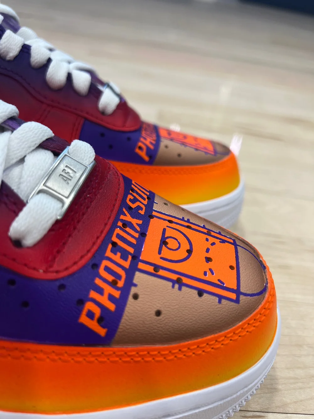 Custom Phoenix Suns Nike Air Force 1 '07 Low - “The Valley” Custom Shoes —  Q's Custom Sneakers