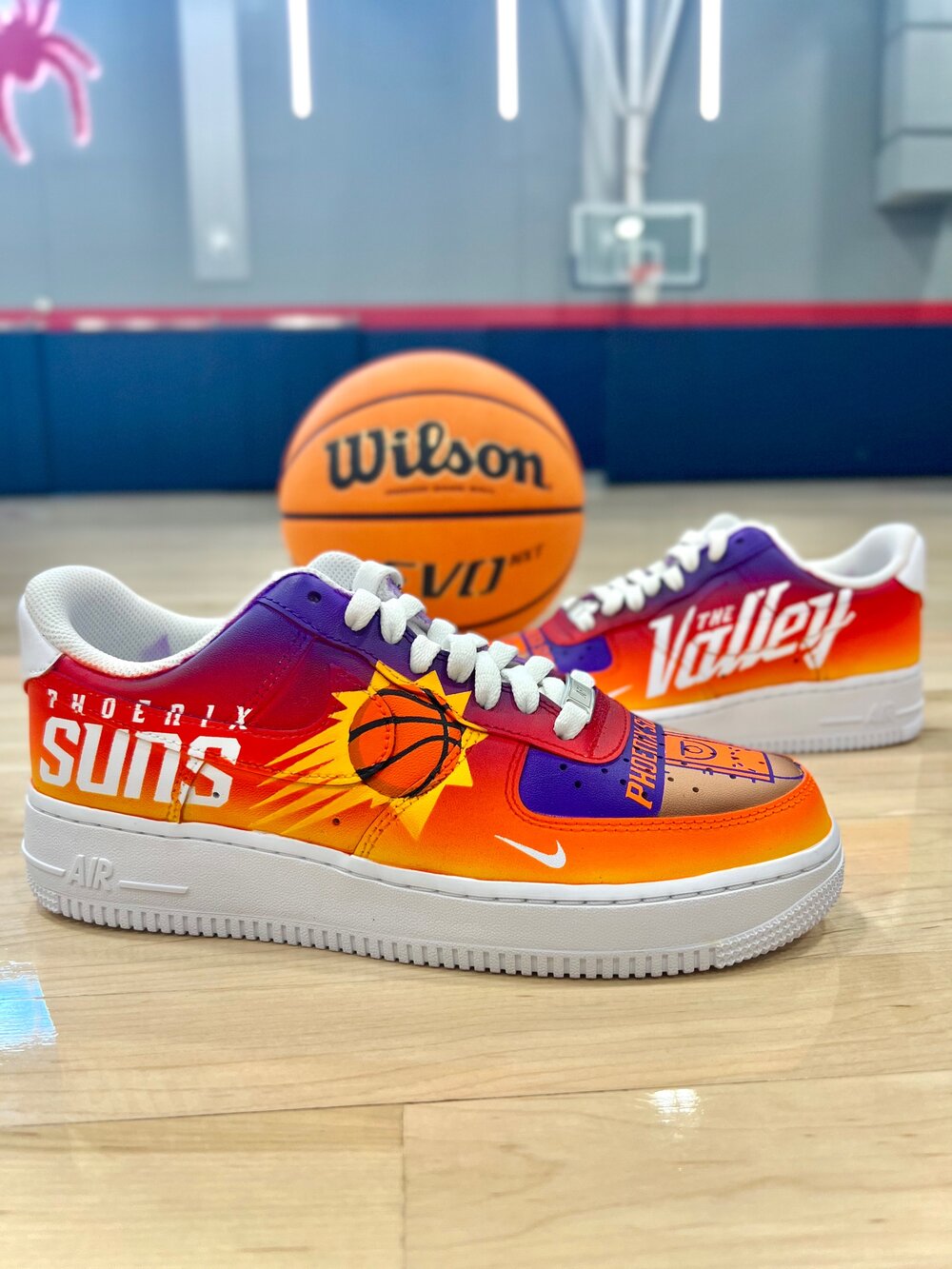Custom Phoenix Suns Nike Air Force 1 '07 Low - “The Valley” Custom Shoes —  Q's Custom Sneakers
