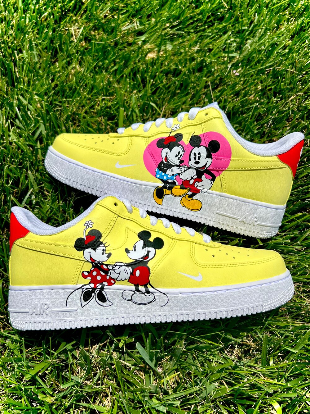 Custom Nike Air Force 1 07' Low - Mickey & Minnie Mouse — Q's Custom  Sneakers