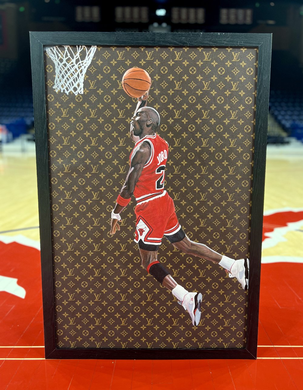 Michael Jordan x Louis Vuitton Legacy Painting (3ft x 2ft) by Quentin  Southall — Q's Custom Sneakers