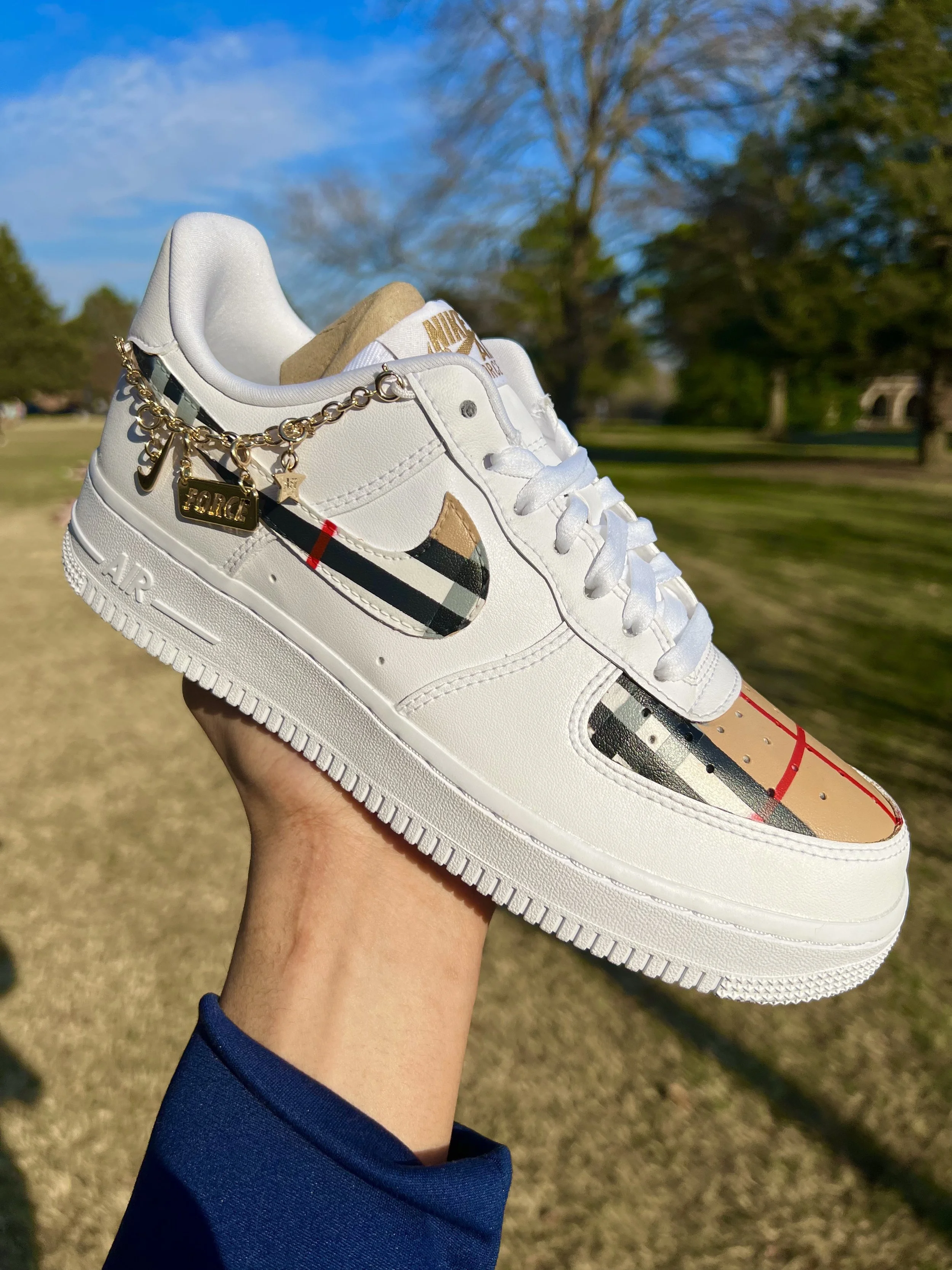 Custom M-Sole Sneakers Number 22B Red