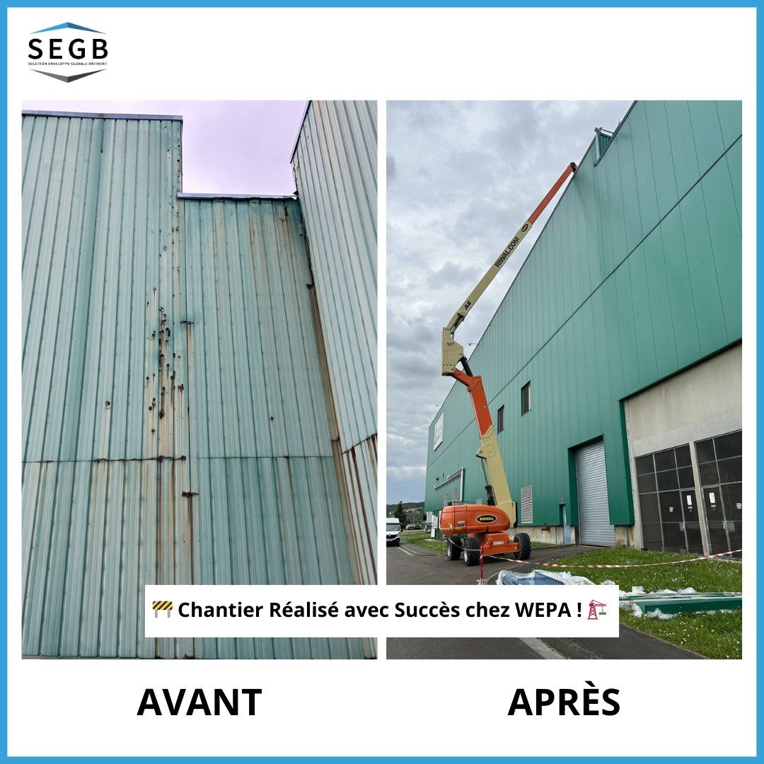 🚧 Chantier R&eacute;alis&eacute; avec Succ&egrave;s chez WEPA ! 🏗️

Nous sommes fiers de partager l'ach&egrave;vement de notre dernier projet pour notre client WEPA GREENFIELD, mettant en lumi&egrave;re notre expertise dans le secteur de l&rsquo;en
