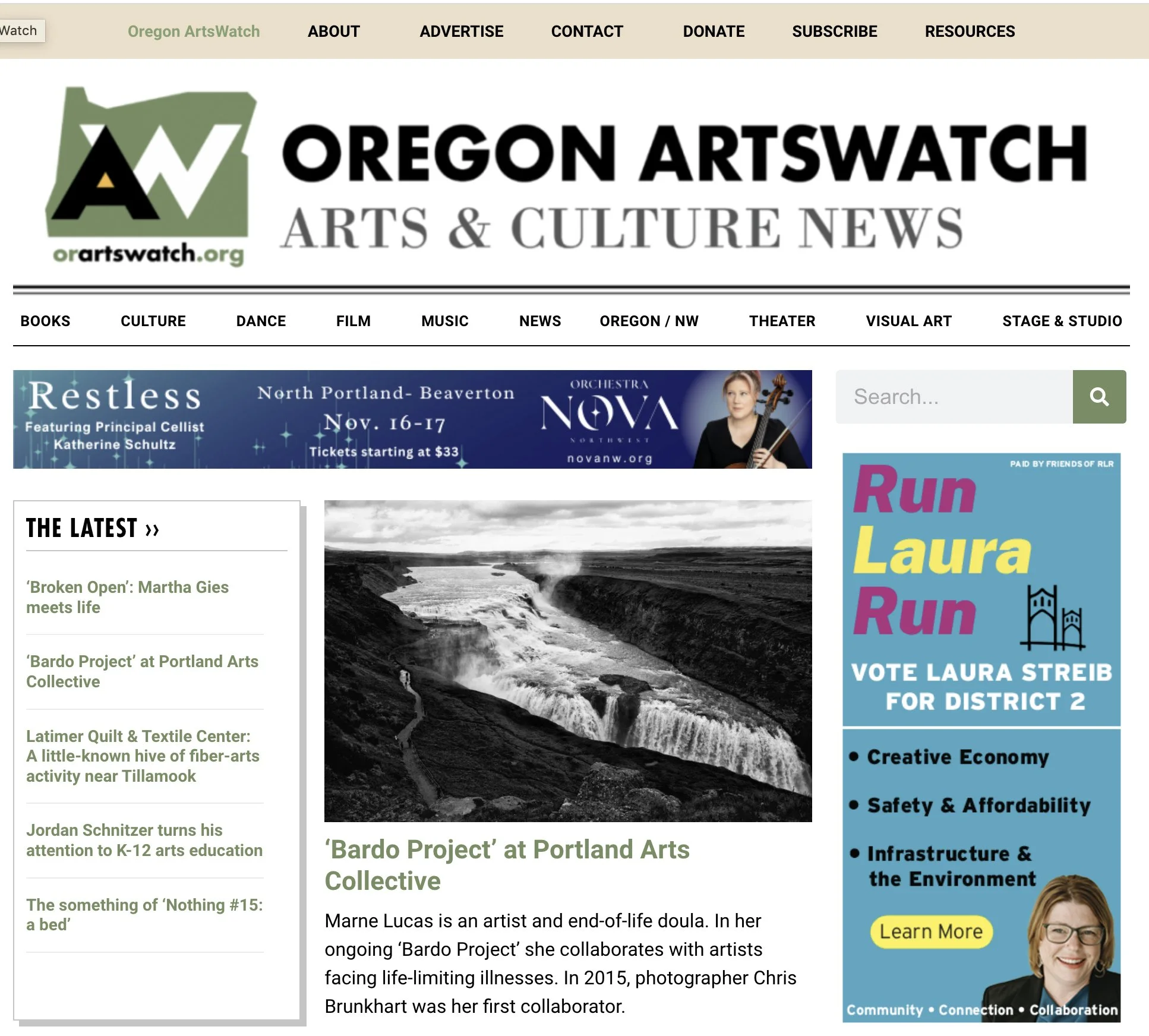 'Bardo Project’ at Portland Arts Collective', Oregon Arts Watch, OCTOBER 21, 2024, LAUREL REED PAVIC