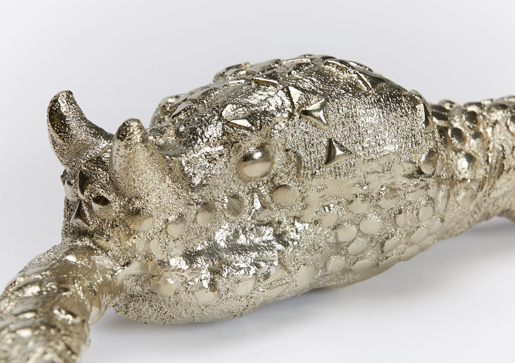 Detail: 'Ouroboros'.
Made at Arts Industry, a Kohler Co residency program of the John Michael Kohler Art Center.