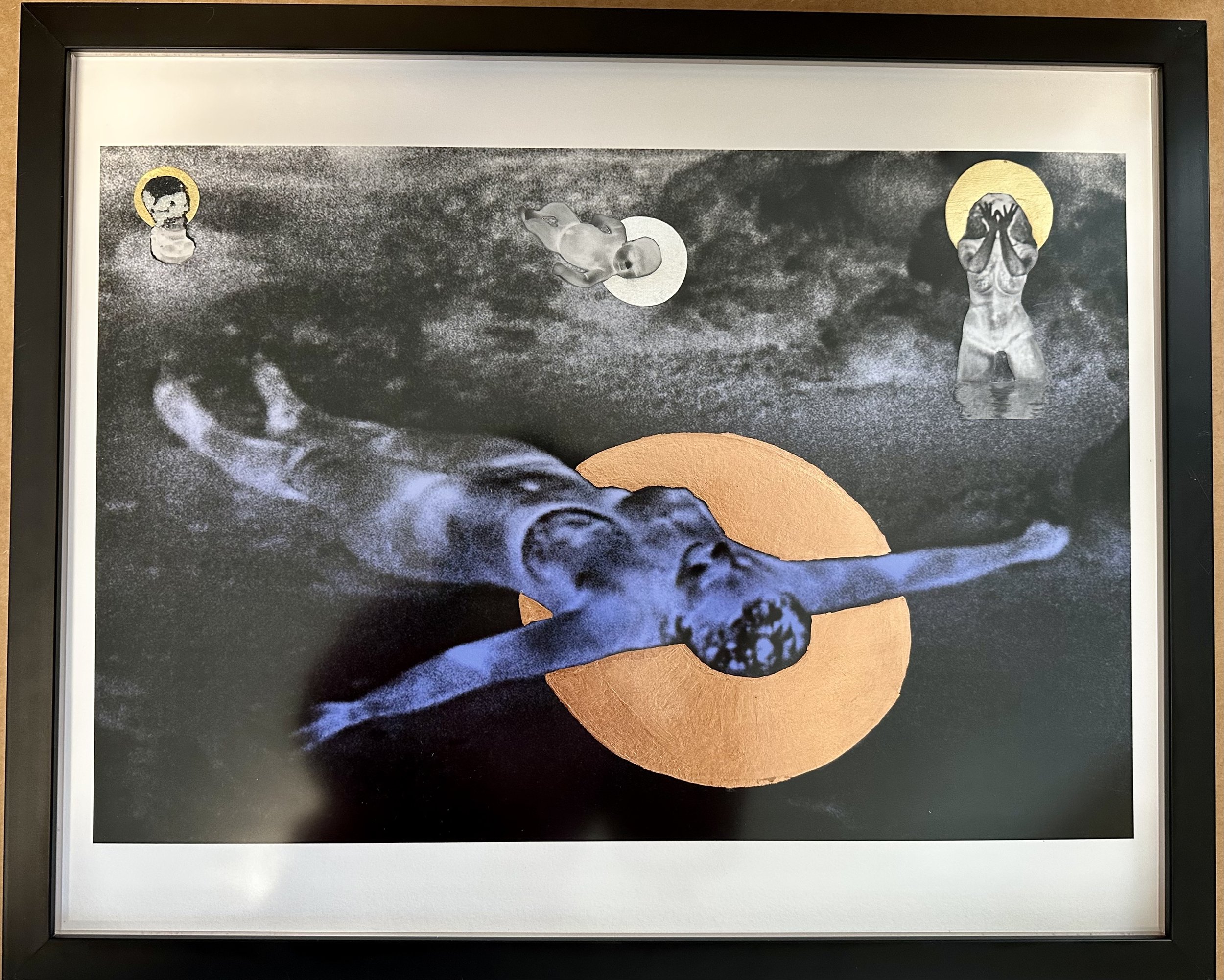 Violet Hours (Cu Soon), 2025,
16 x 20 inches, archival pigment print, copper leaf, on Canson photo rag paper.
