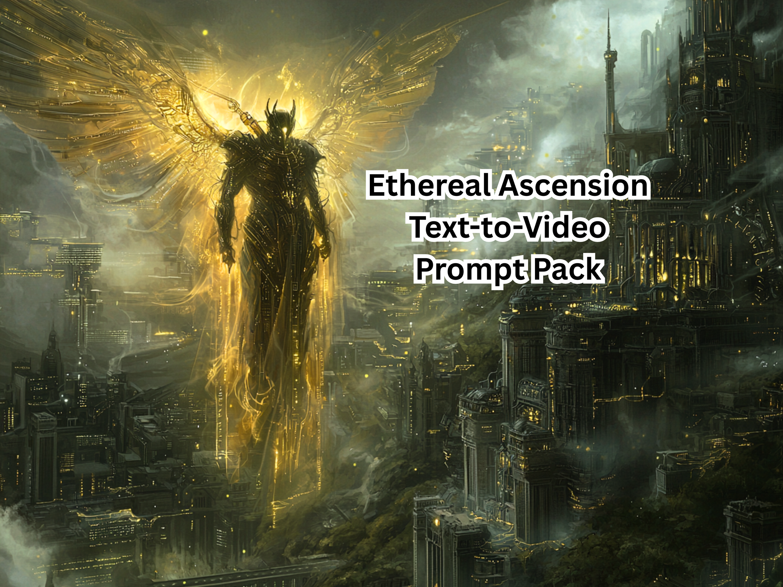 Ethereal Ascension: Mythos and Machines Prompt Pack