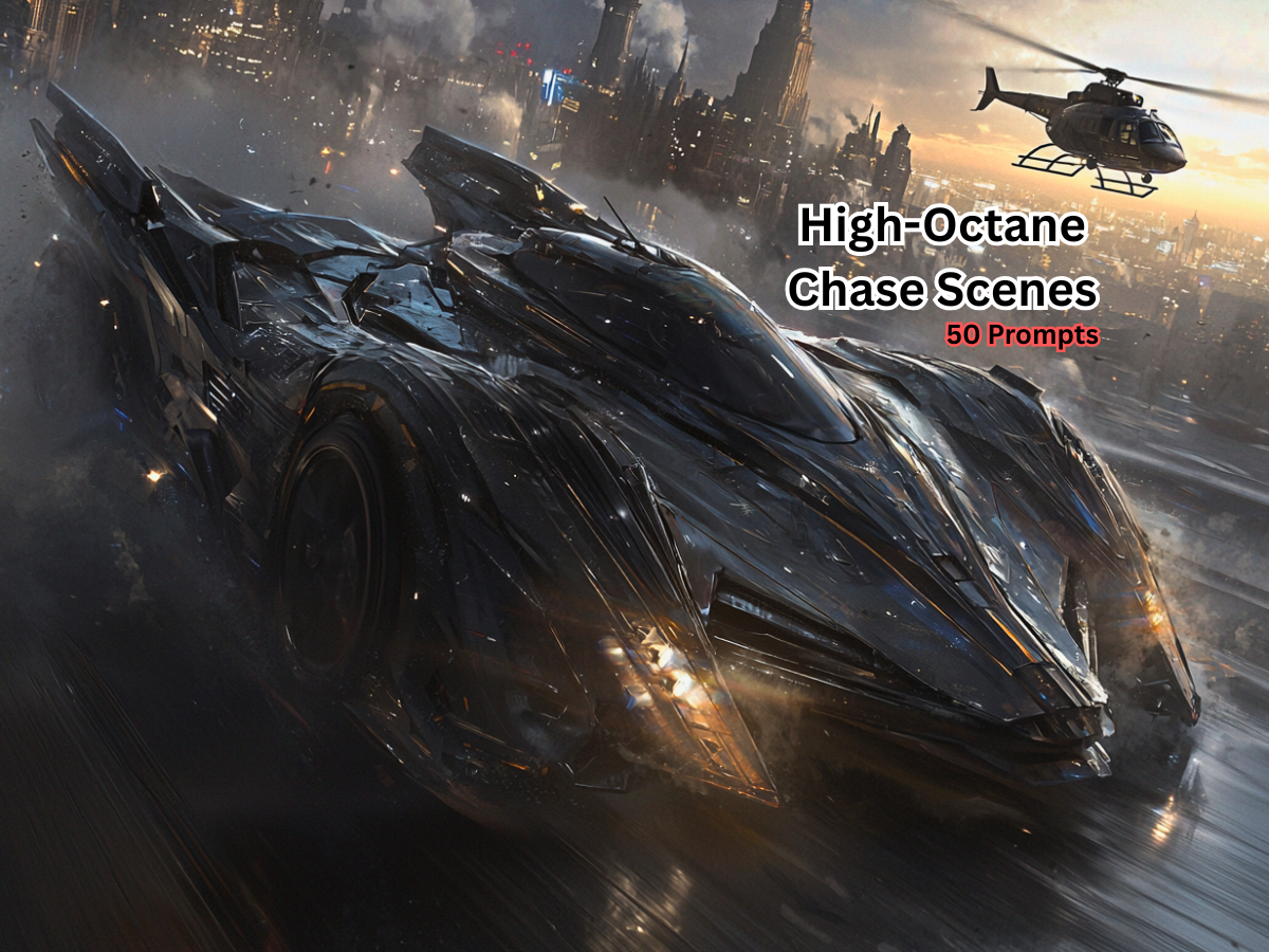 High-Octane Chase Scenes: 50 Explosive Prompts of Speed, Chaos, and Survival