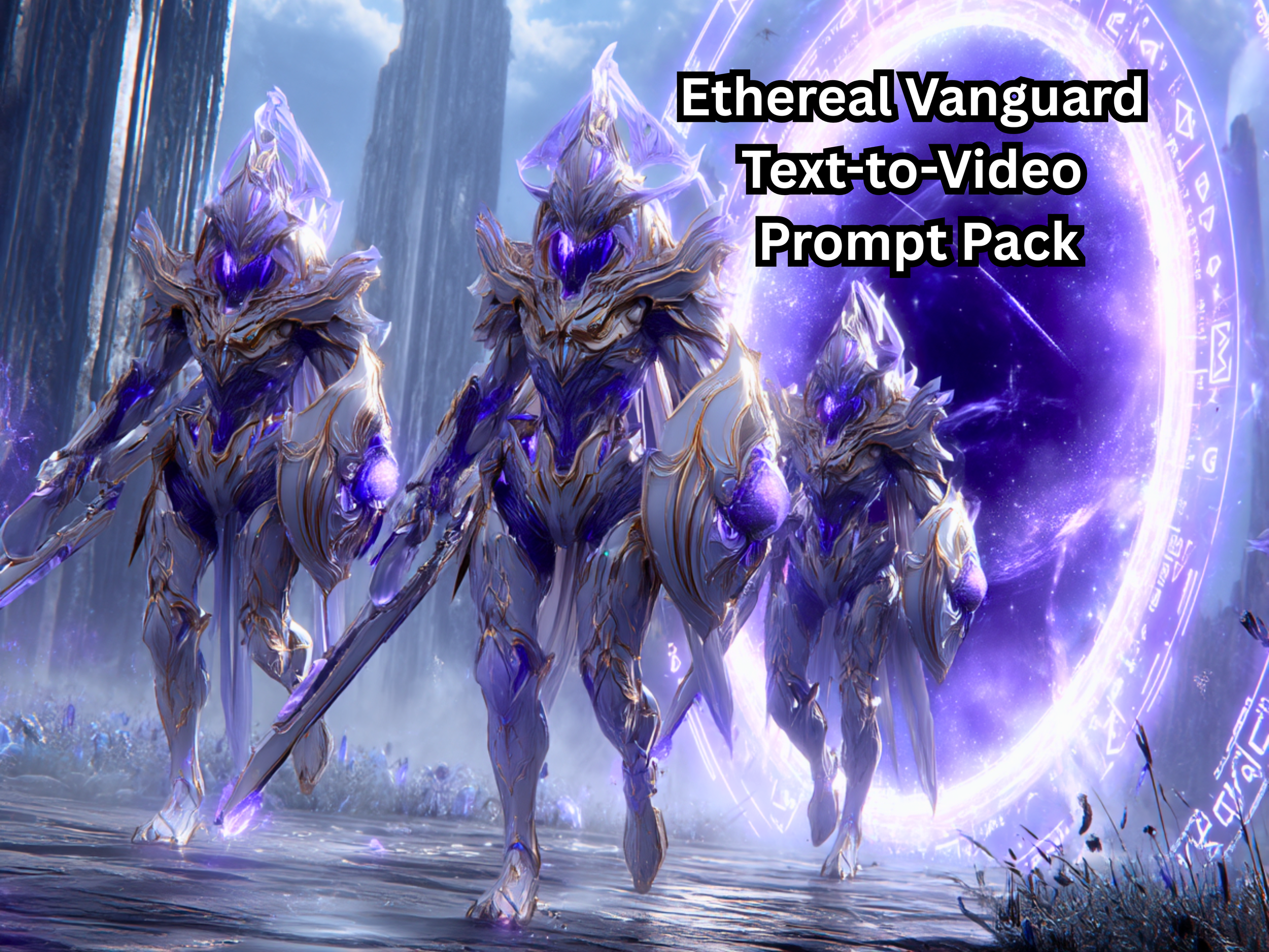 Ethereal Vanguard: Guardians of the Quantum Realm Prompt Pack