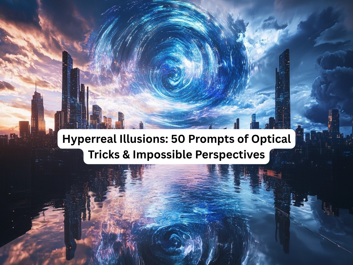 Hyperreal Illusions: 50 Prompts of Optical Tricks & Impossible Perspectives