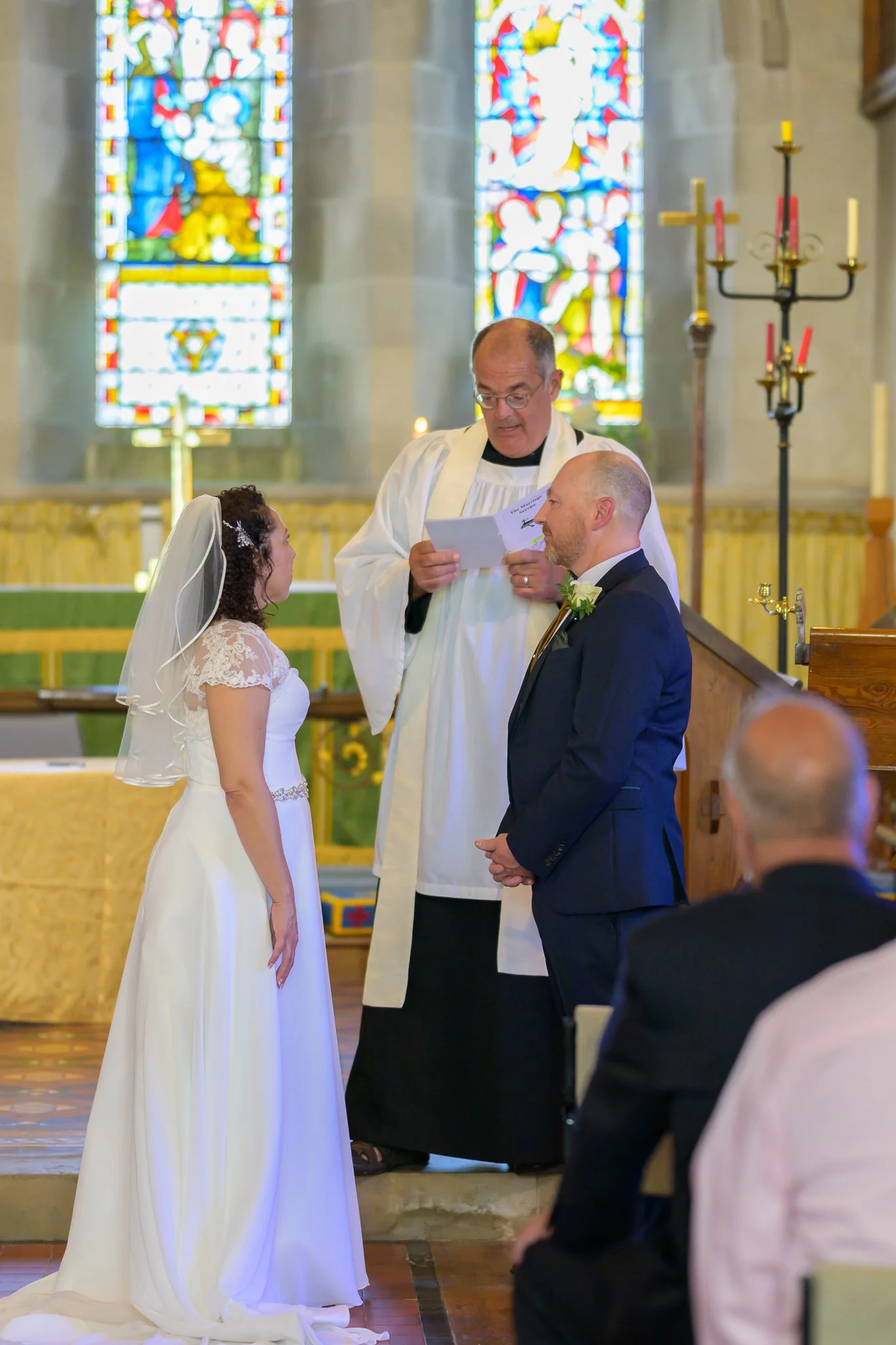 Dorset wedding photographer church ceremony