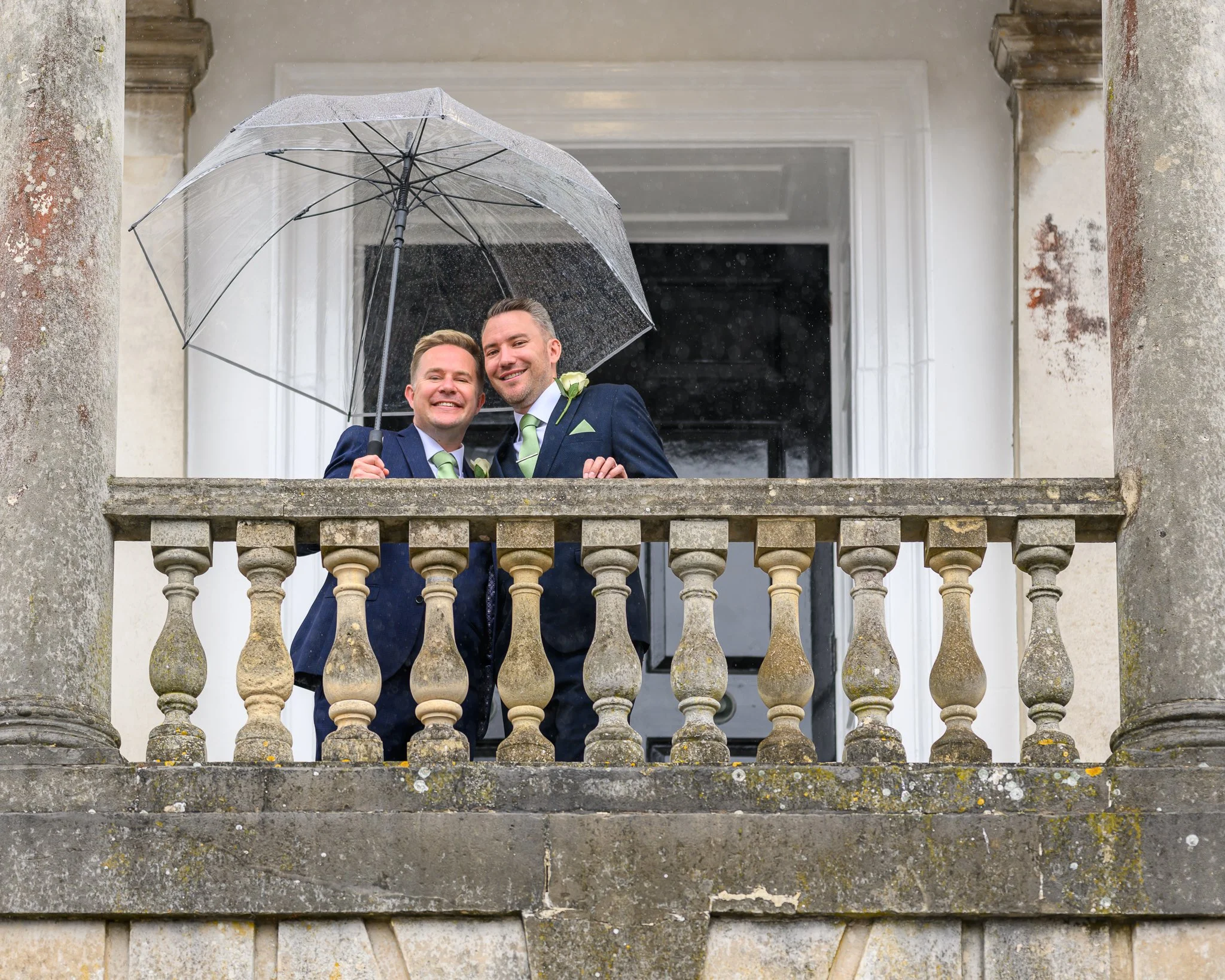 Dorset same sex wedding photographer umbrella
