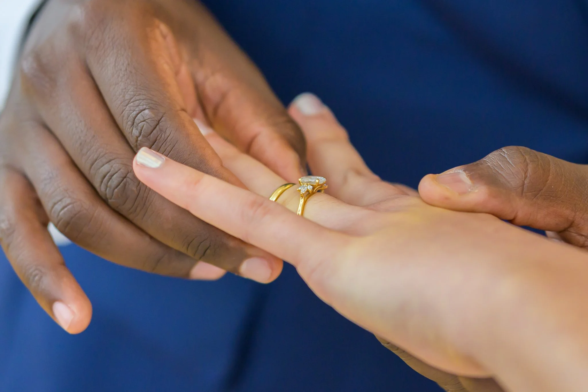 Dorset wedding photographer Sandbanks Bournemouth close up rings