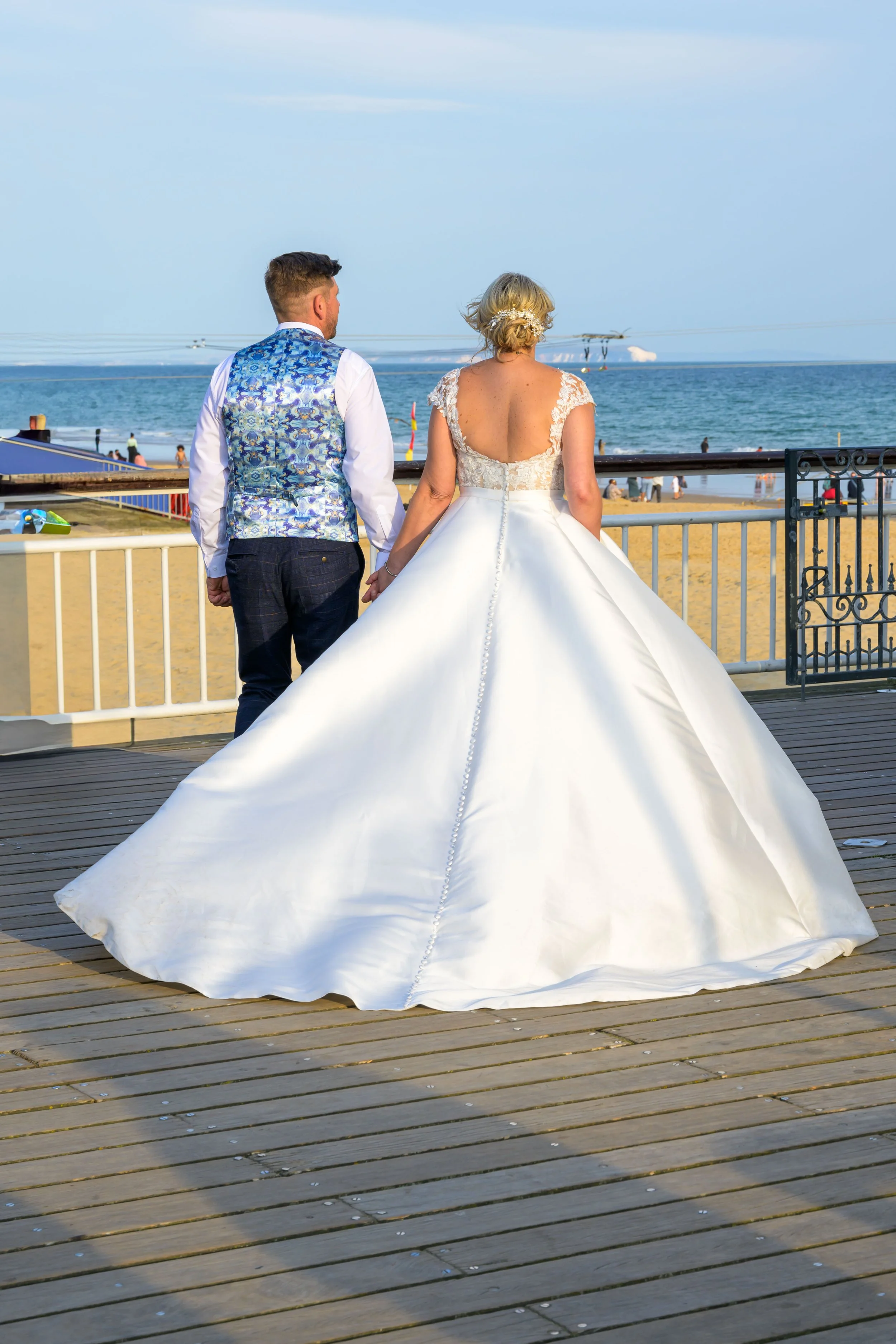 bespoke wedding photography Bournemouth Pier Dorset