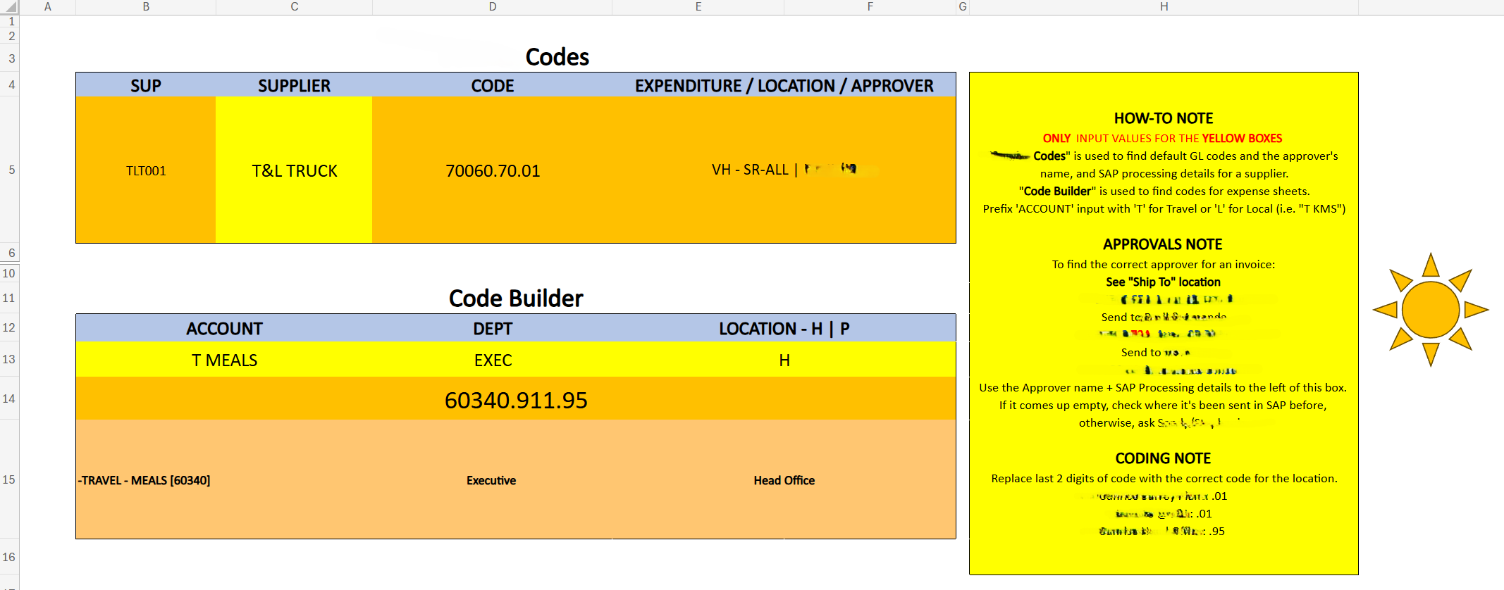 GL Code Builder - Easy-Input Access to Financial GL Ledger Codes